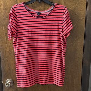 Nautica Red and Blue Short Sleeve Tee